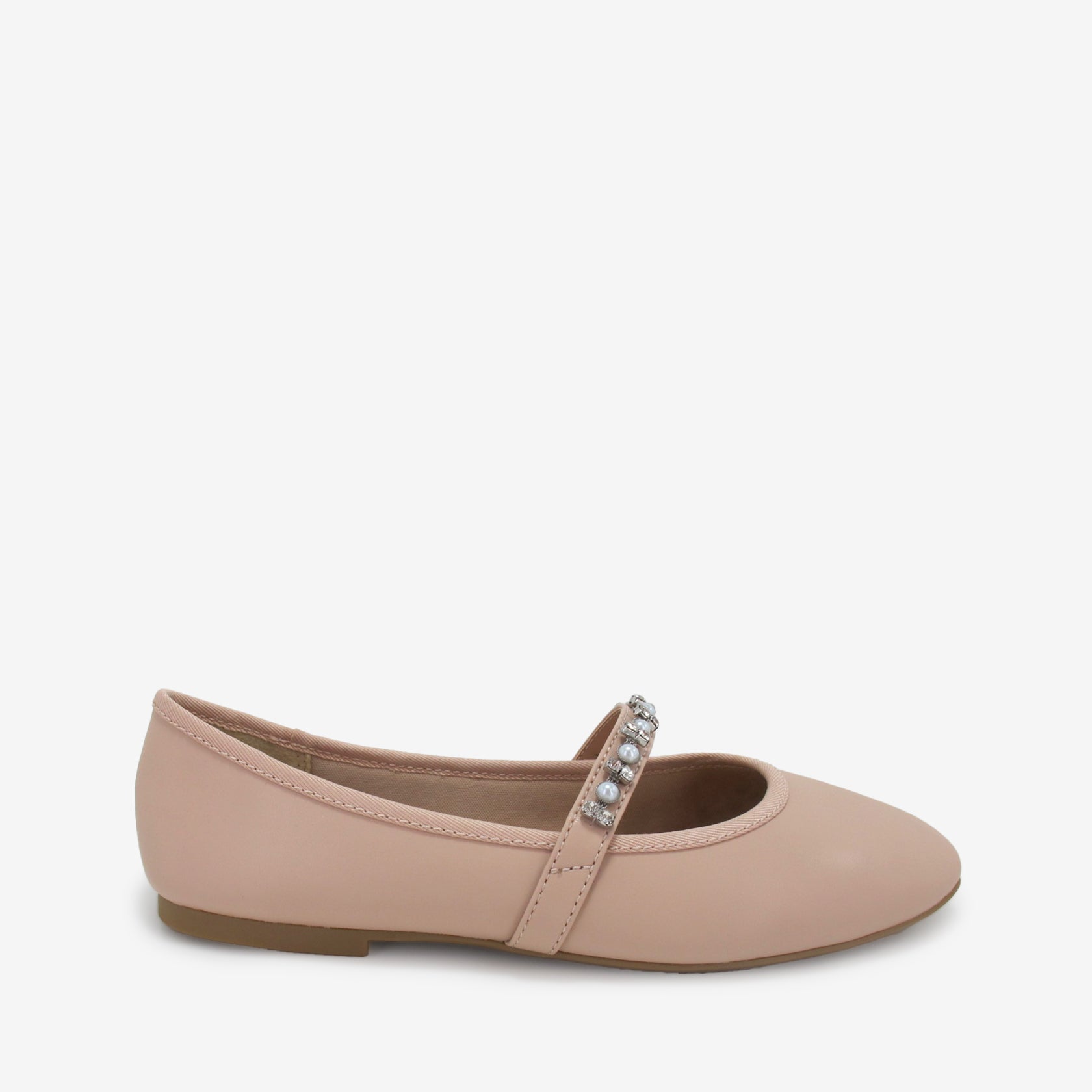 Blush fashion flats